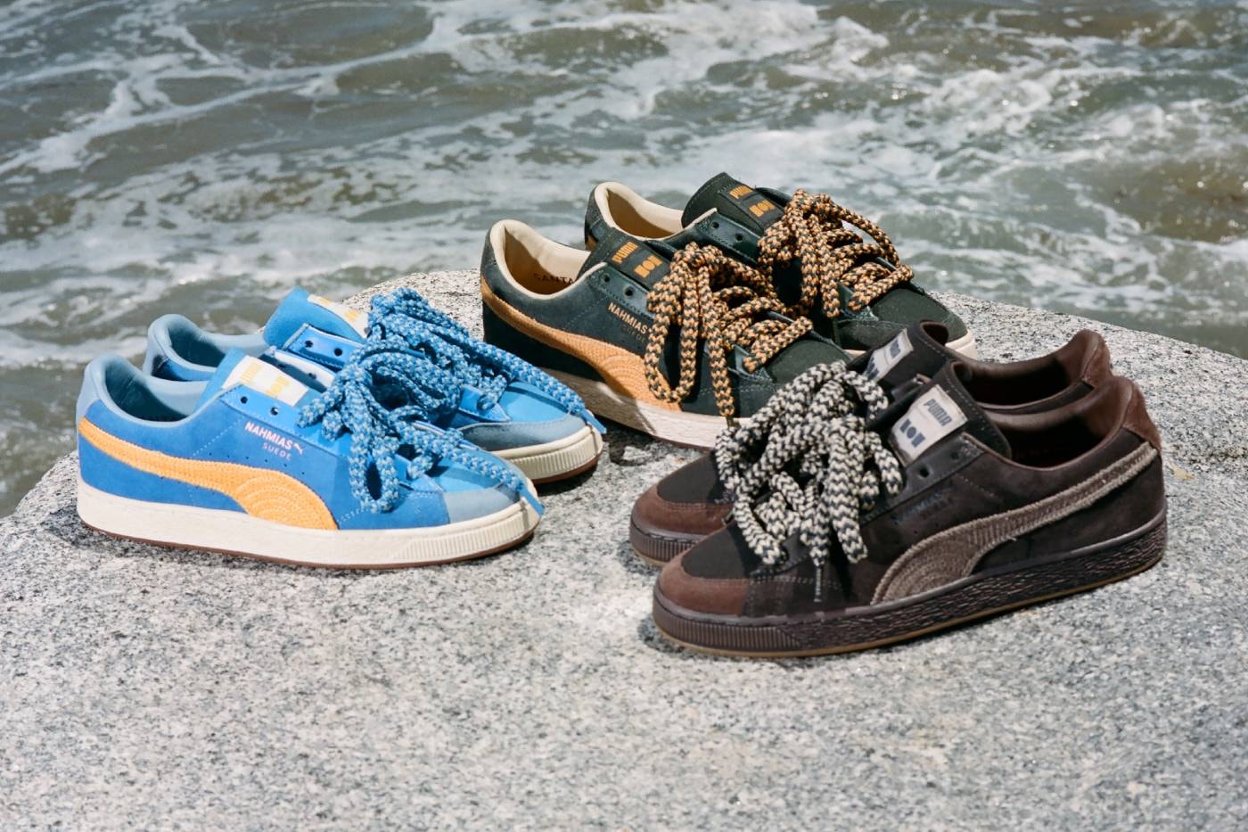 PUMA NAHMIAS Suede Crochet Three New Colorways Collaboration Release Info 