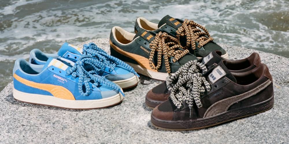 The PUMA x NAHMIAS Suede Crochet Goes From Earthy to Electric