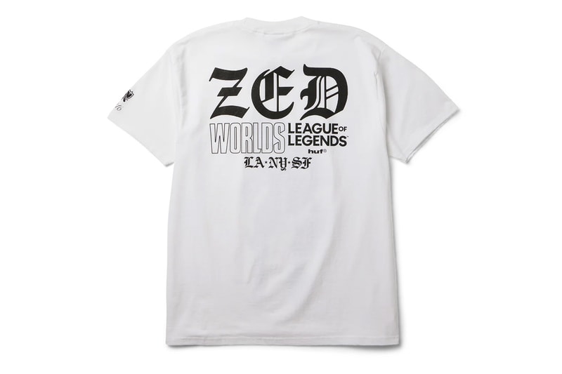 HUF League of Legends Worlds championships 2026 Collaboration collection Release Info