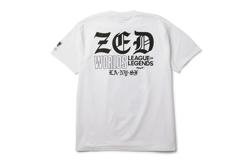 HUF League of Legends Worlds championships 2026 Collaboration collection Release Info