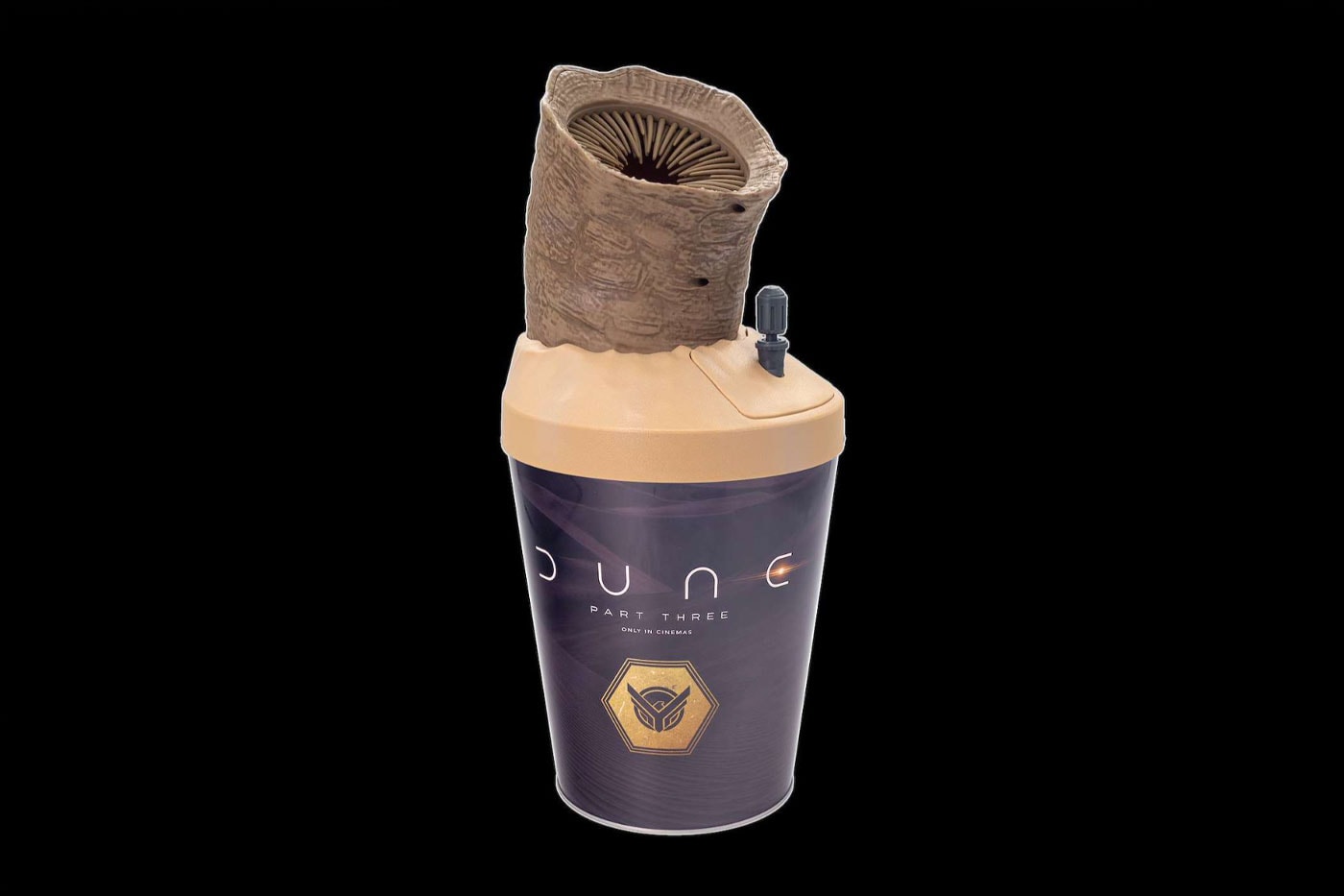 AMC Re-Engineers Arrakis With Sharing-Friendly 'Dune: Part Three' Popcorn Buckets