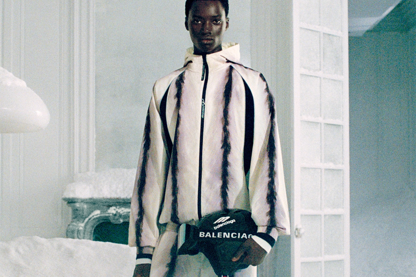 Balenciaga Brings the Snow Indoors for Its 2026 Skiwear Campaign