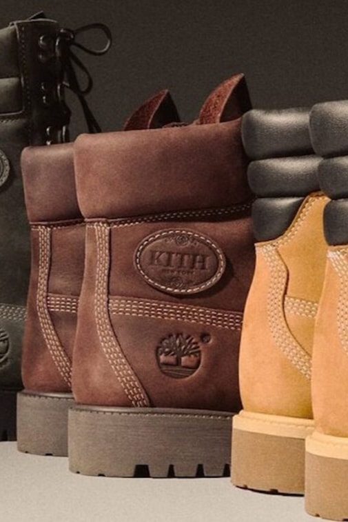 Kith and Timberland Deliver Three-Boot Footwear Collection for Winter 2026 wheat burgundy wild dove