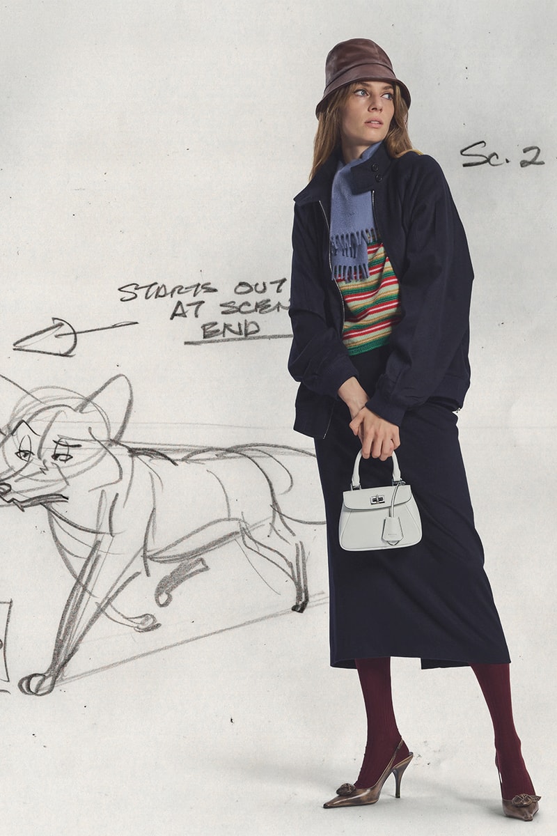 Prada Holiday 2026 Campaign Disney Animator John Pomeroy Miuccia Prada Raf Simons Info Sadie Sink Maya Hawke Chen Haoyu Luther Ford Kelvin Harrison Jr