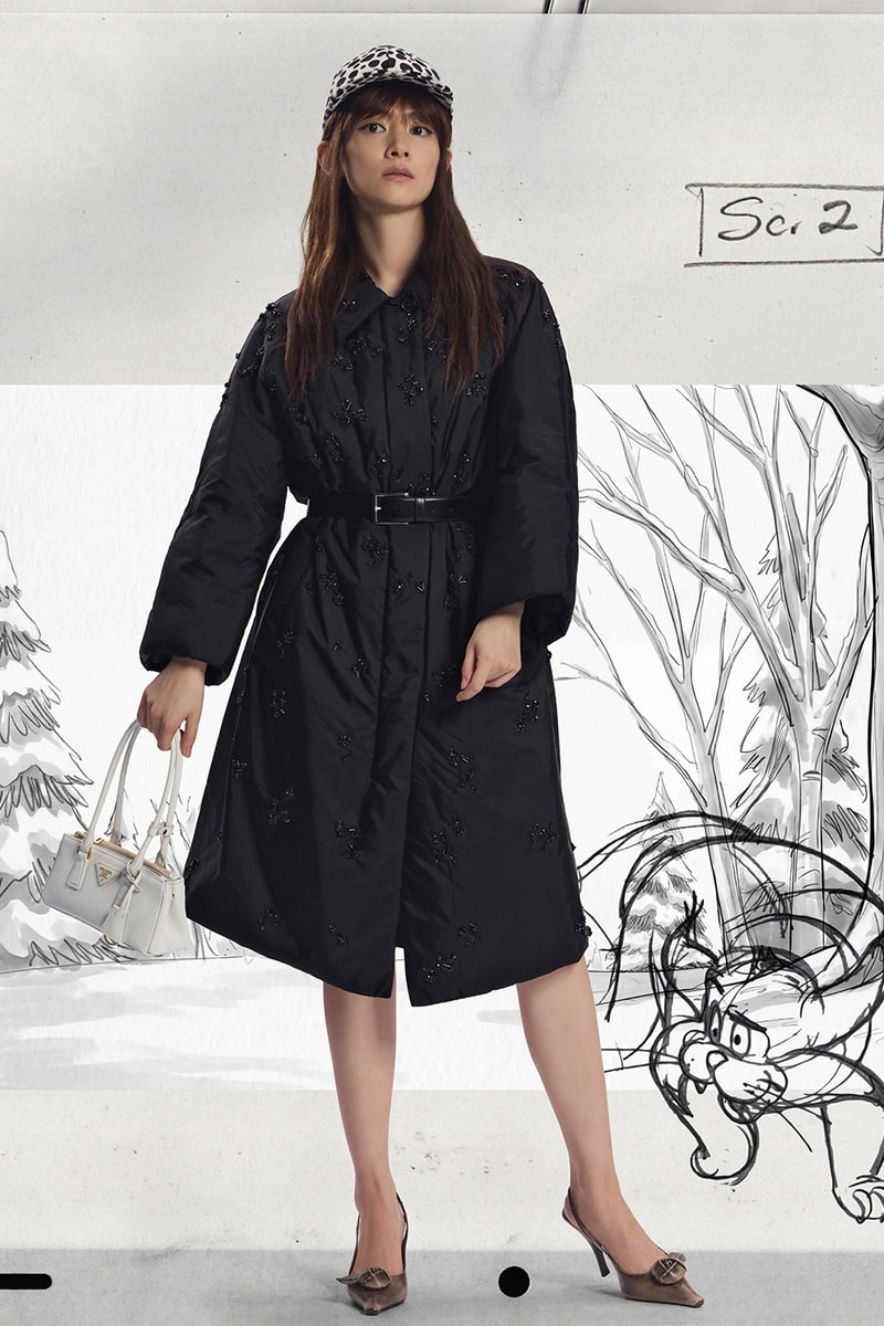 Prada Holiday 2026 Campaign Disney Animator John Pomeroy Miuccia Prada Raf Simons Info Sadie Sink Maya Hawke Chen Haoyu Luther Ford Kelvin Harrison Jr