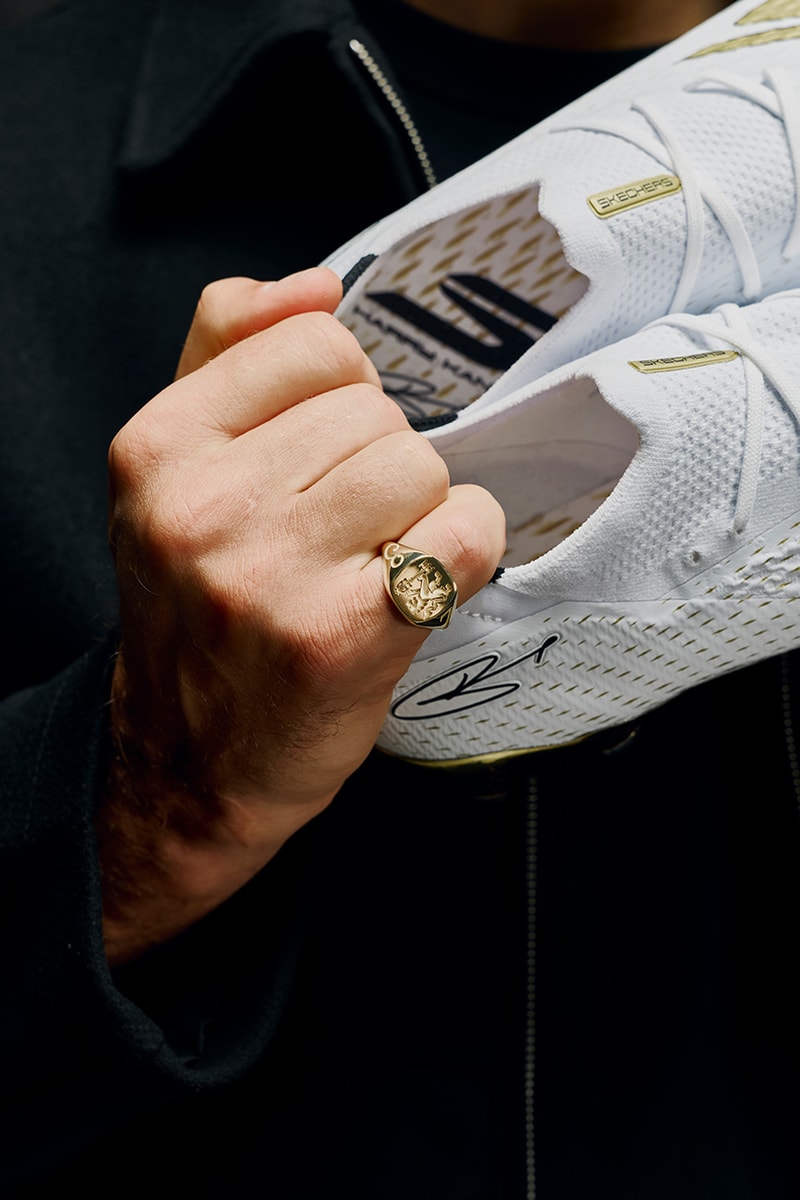 skechers harry kane ballon d'or football soccer gold limited edition signet ring boots footwear shoes hypebeast sports sport