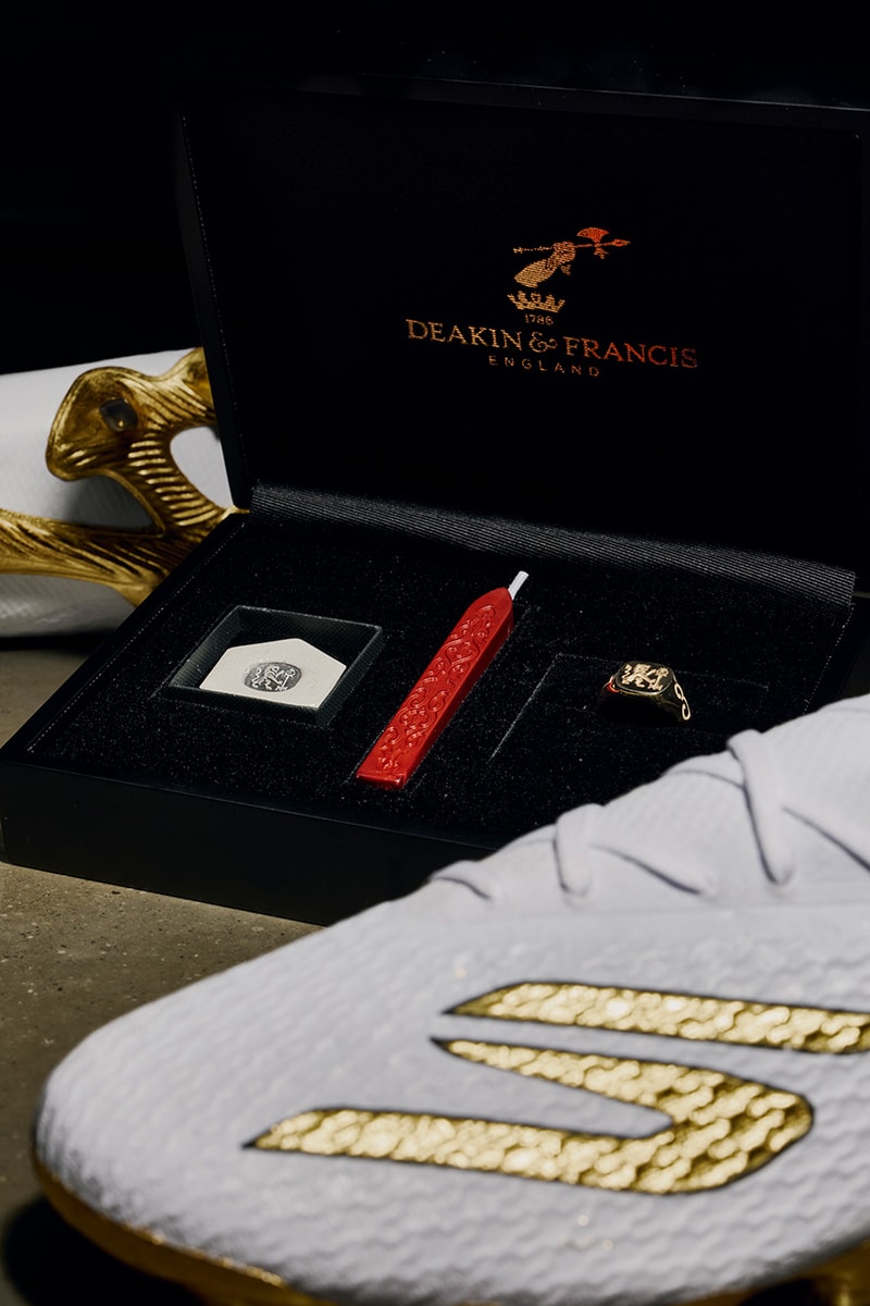 skechers harry kane ballon d'or football soccer gold limited edition signet ring boots footwear shoes hypebeast sports sport