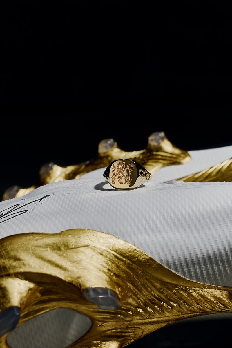 skechers harry kane ballon d'or football soccer gold limited edition signet ring boots footwear shoes hypebeast sports sport