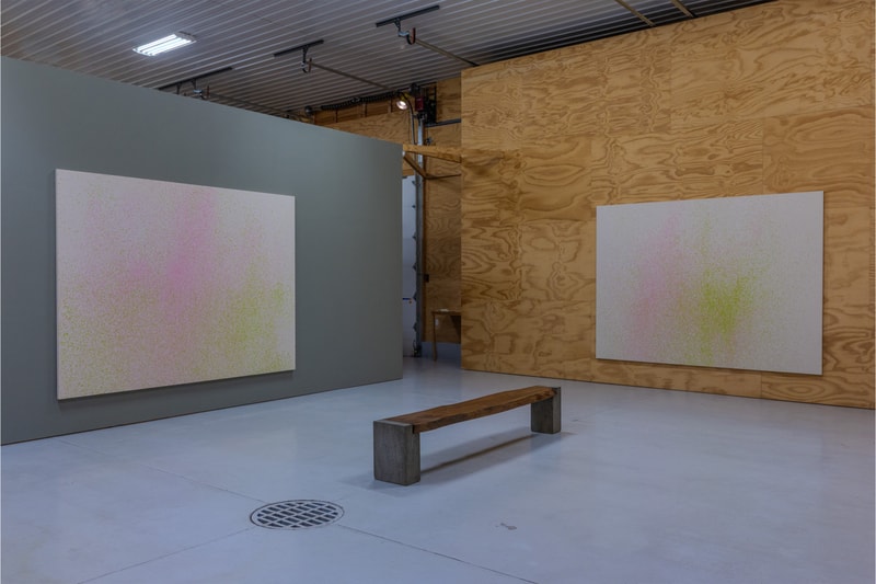 Lucien Smith Final Exhibition Tripoli Gallery New York Delay of Game Rain Paintings
