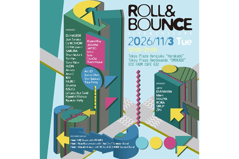 Full Lineup Announced for ROLL & BOUNCE FES, a New Cultural Festival Curated by SIRUP