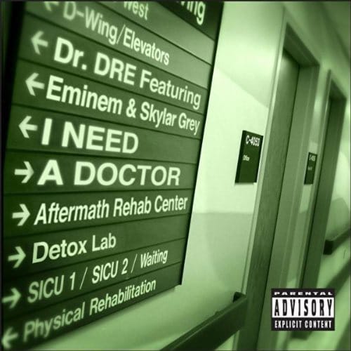 Dr. Dre featuring Eminem & Skylar Grey - I Need A Doctor (Artwork) 