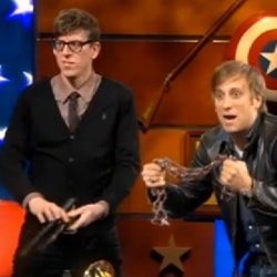 The Black Keys & Ezra Koenig Battle For Best Alternative Rock Album At The Colbert Report