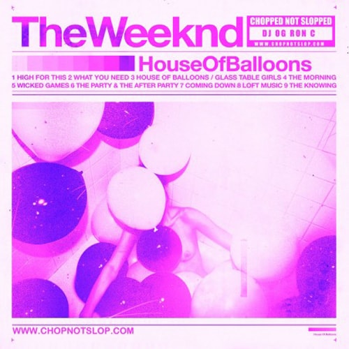 The Weeknd - House of Balloons (Chopped Not Slopped Mixtape)