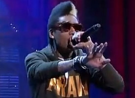 Wiz Khalifa - Roll Up (Live on Late Show with David Letterman)