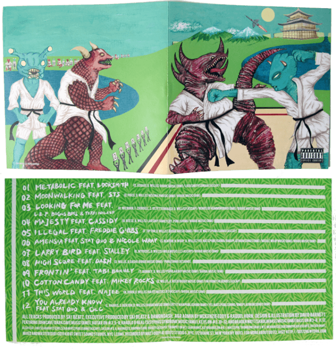 Ski Beatz - 24 Hour Karate School Pt. 2 (Album Cover & Tracklist) 