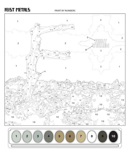 Feist invites fans to paint the numbers on her new album cover