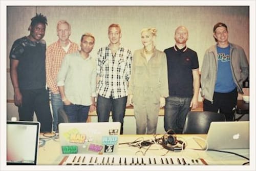 No Doubt in the studio with Major Lazer