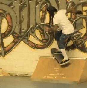 Lil Wayne & Cory Gunz skateboarding at Transitions Skate Park 