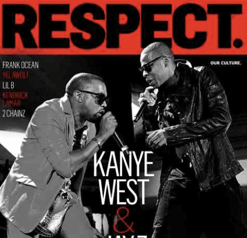 Jay-Z and Kanye West cover RESPECT. magazine