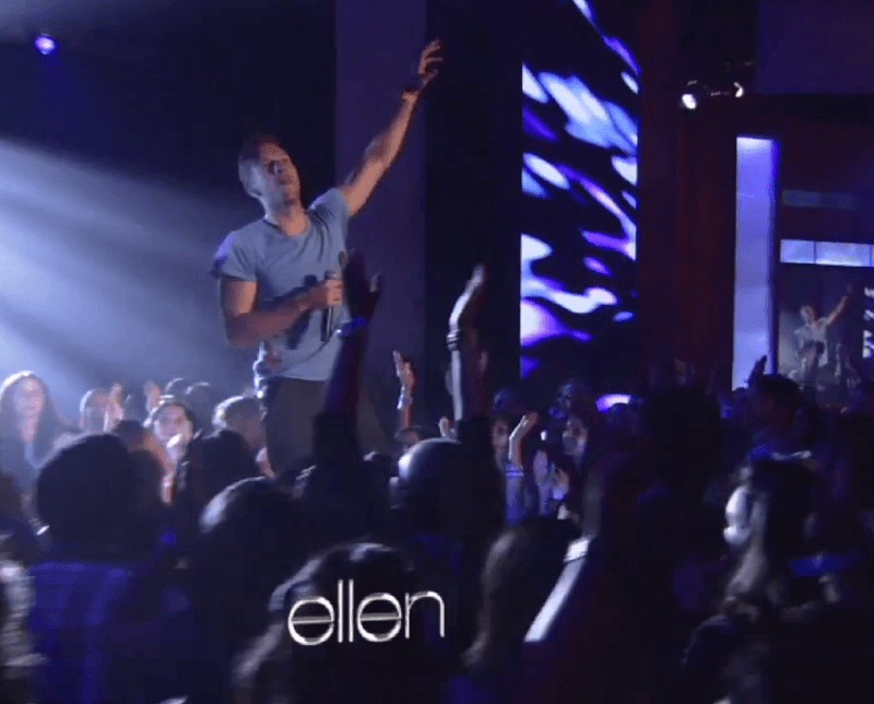 Coldplay performs on The Ellen DeGeneres Show