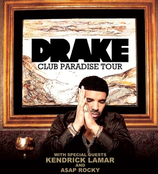 Drake announces Club Paradise Tour with Kendrick Lamar & ASAP Rocky