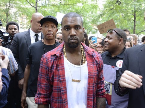 Kanye West & Russell Simmons visit Occupy Wall Street protests 