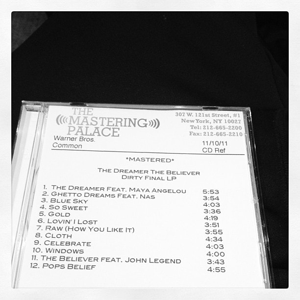 Common - The Dreamer, The Believer (Tracklist)