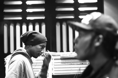A$AP Rocky & Pharrell hit the studio