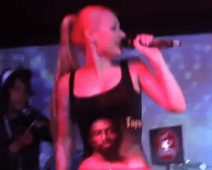 Iggy Azalea performs new track in Los Angeles