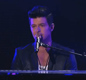 Robin Thicke performs "Pretty Lil' Heart" on 'Jimmy Kimmel Live!'