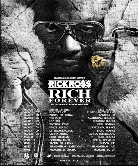 Rick Ross announces European tour