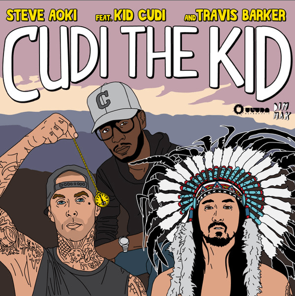 Steve Aoki featuring Kid Cudi & Travis Barker - Cudi The Kid (The Remixes)