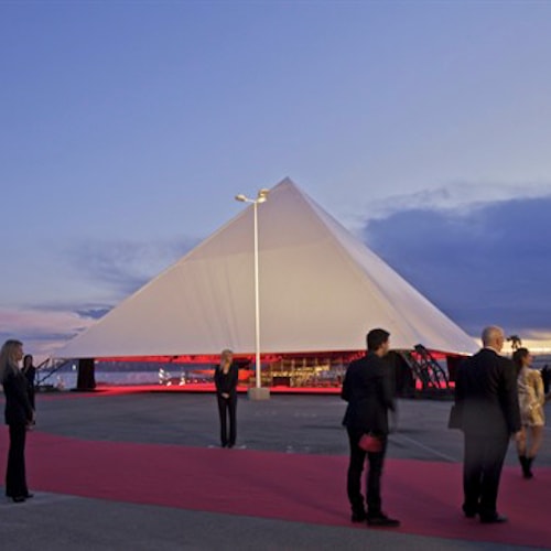 Inside of Kanye West’s Seven-Screen “Cruel Summer” Pyramid