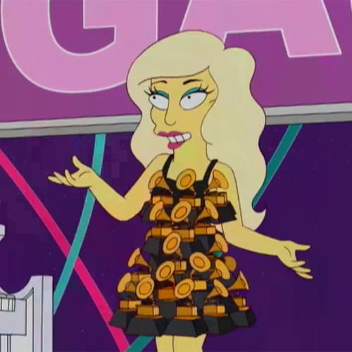 Lady Gaga - You're All My Little Monsters (The Simpsons Song)