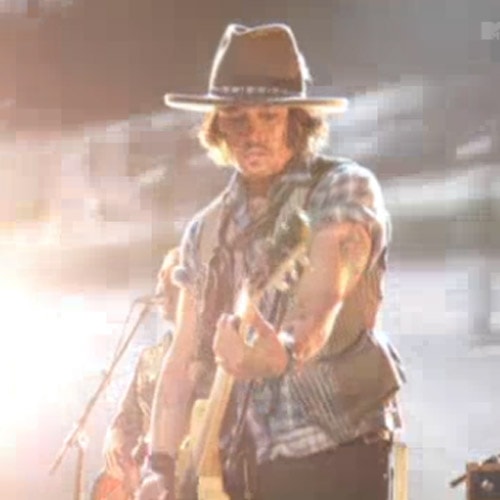 The Black Keys & Johnny Depp Perform "Gold On The Ceiling" at the 2012 MTV Movie Awards
