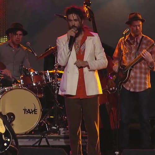 Edward Sharpe & The Magnetic Zeros - "Man On Fire" & "That's What's Up" (Live on Jimmy Kimmel) 
