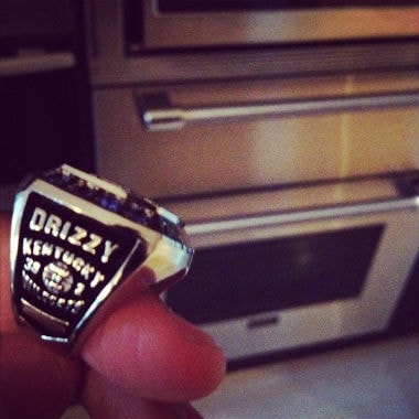 Drake Gets NCAA Championship Ring