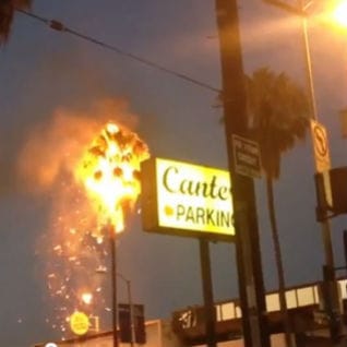 Odd Future Fans Cause Fire on California's Fairfax Avenue