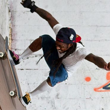 Lil Wayne Opens Skate Park in New Orleans