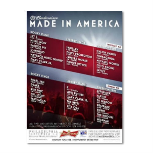 Made In America Festival 2012 Streaming Live Online (Day 2)