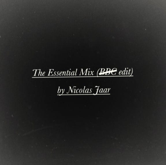 Nicolas Jaar – The Essential Mix (no BBC Edit) 