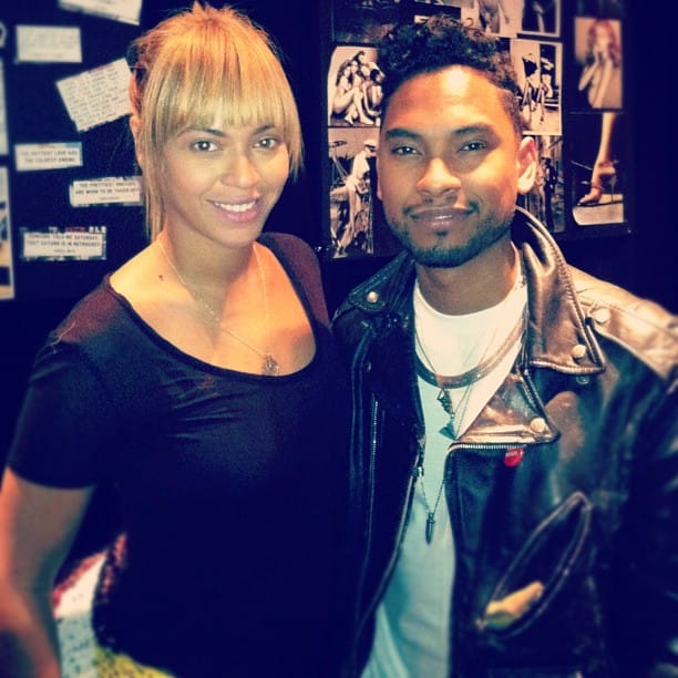 Beyoncé In the Studio with Miguel