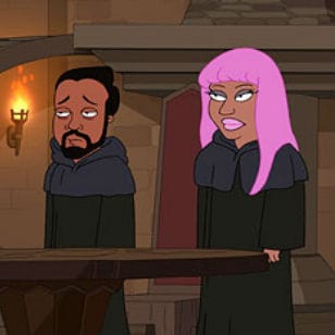 Nicki Minaj, Bruno Mars, will.i.am and ?uestlove Join the Illuminati on 'The Cleveland Show'