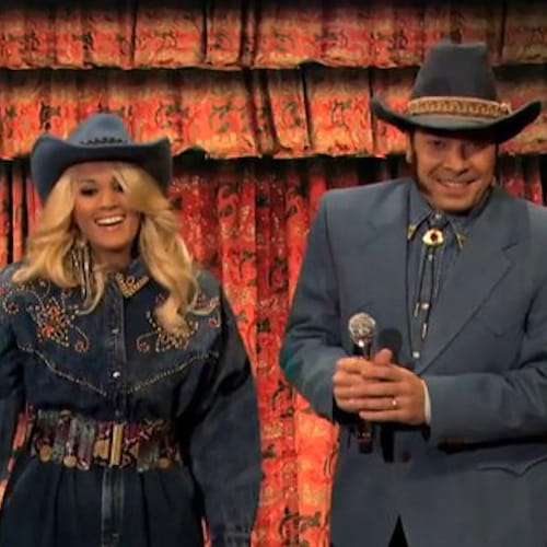 Jimmy Fallon and Carrie Underwood Turn Rap Songs Into Country Hits 