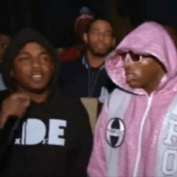 Kendrick Lamar Performs "Backseat Freestyle" During Adrien Broner Boxing Entrance 