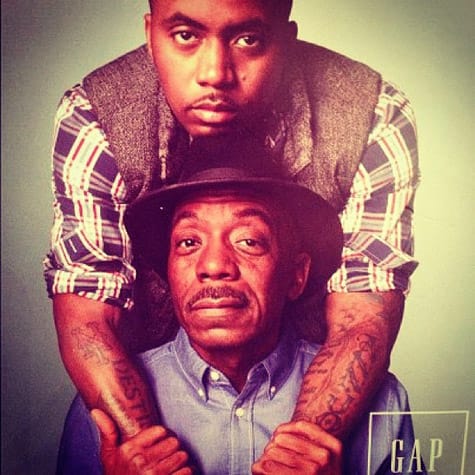 Nas & His Father Olu Dara Featured in Holiday Gap Ad