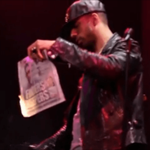 Ryan Leslie Reacts To Laptop Verdict During Performance at Long Island University