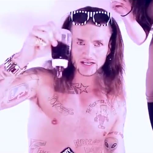 RiFF RAFF - WHiTE SiLK PANTS