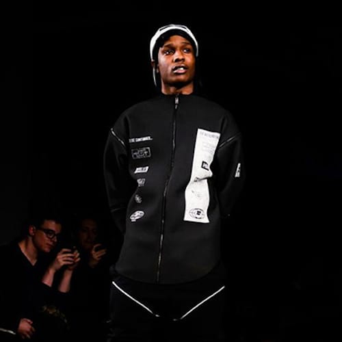 Hood By Air 2013 Fall/Winter Runway Show featuring A$AP Rocky
