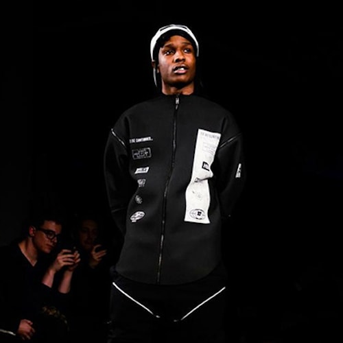 Hood By Air 2013 Fall/Winter Runway Show featuring A$AP Rocky